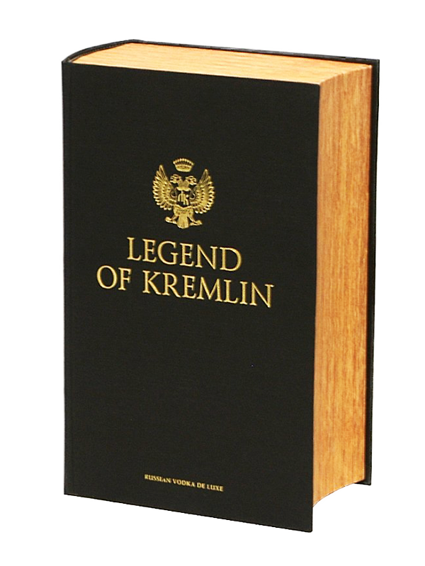 Legend of Kremlin vodka gift book 0,7 l