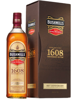 Bushmills 1608 whiskey 400th anniversary edition