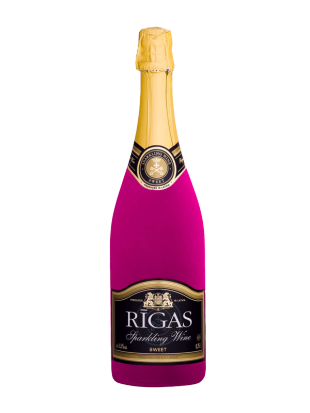 Peneče vino Rigas, sladko, žam. steklenica 0,75 l