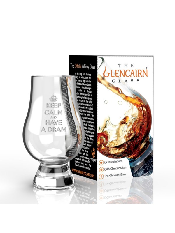 Kozarec za whisky Glencairn dekor 